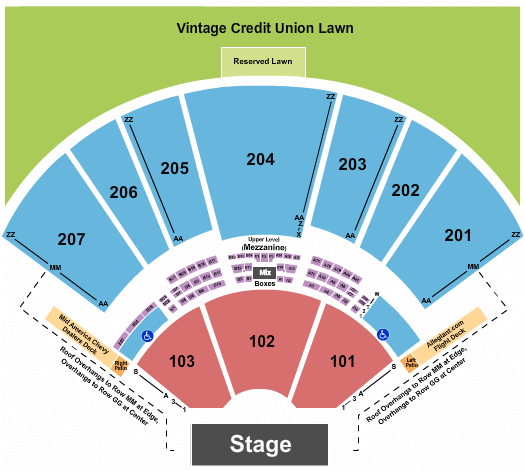 Hollywood Casino Amphitheatre Motley Crue Seating Chart